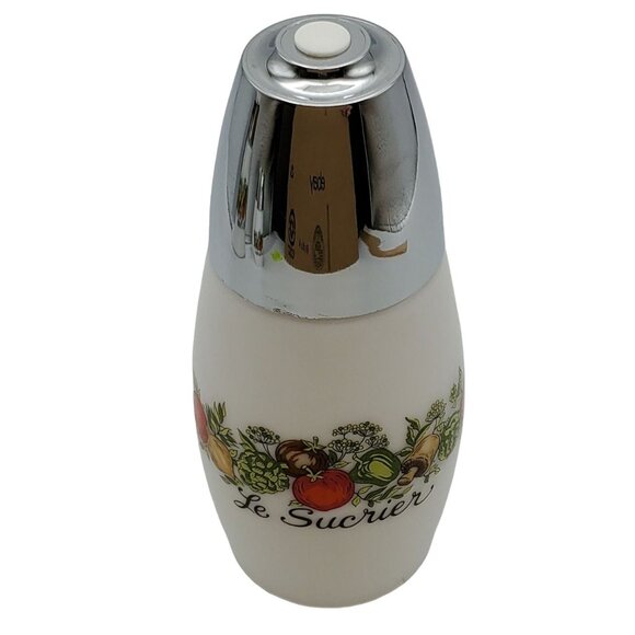 Vintage GEMCO Spice of Life Corningware Sugar Creamer Salt & Pepper Shakers - Picture 3 of 8